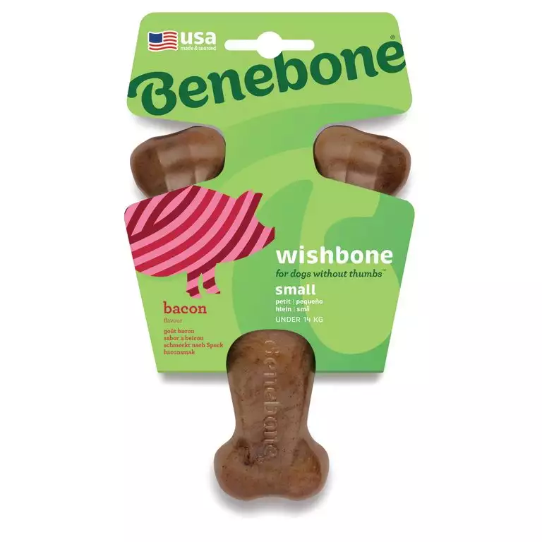 JOUET DE MASTICATION BENEBONE WHISHBONE BACON