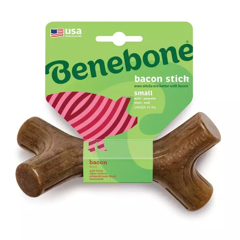 JOUET DE MASTICATION BENEBONE BACON STICK T.S