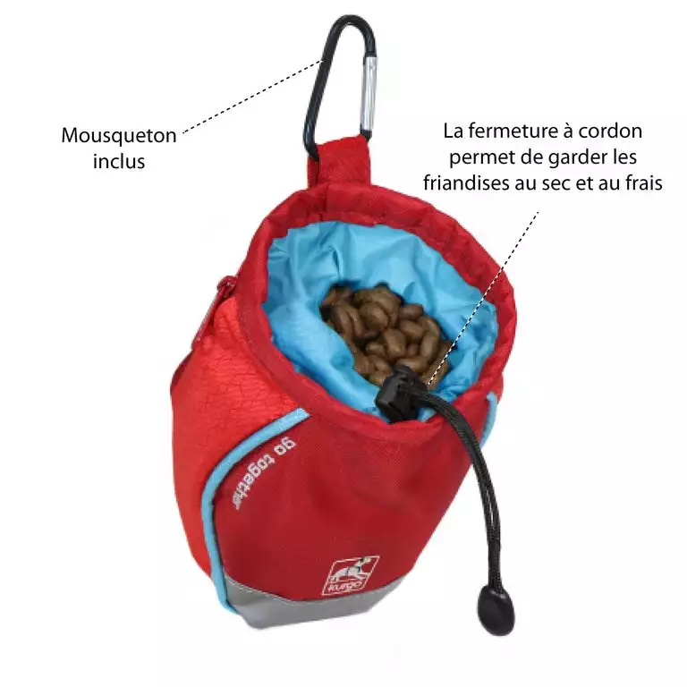 SAC A FRIANDISES KURGO ROUGE